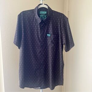 Dixxon Flannel Co Lucky 13 10-Year Button Up Party Summer Lightweight Shirt M